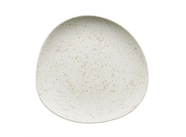 POTTERY tallerken coupe asym. Ø:310mm Dekor: Unique White